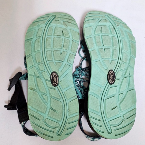 Chaco Z/Cloud 2 Teal Women's Hiking Sandals Size 7 - Toe Loop - Picture 7 of 7